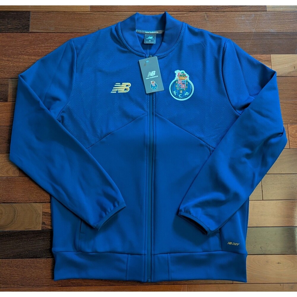 New Balance FC Porto Pre-Match Anthem Soccer Jacket Mens Medium NWT